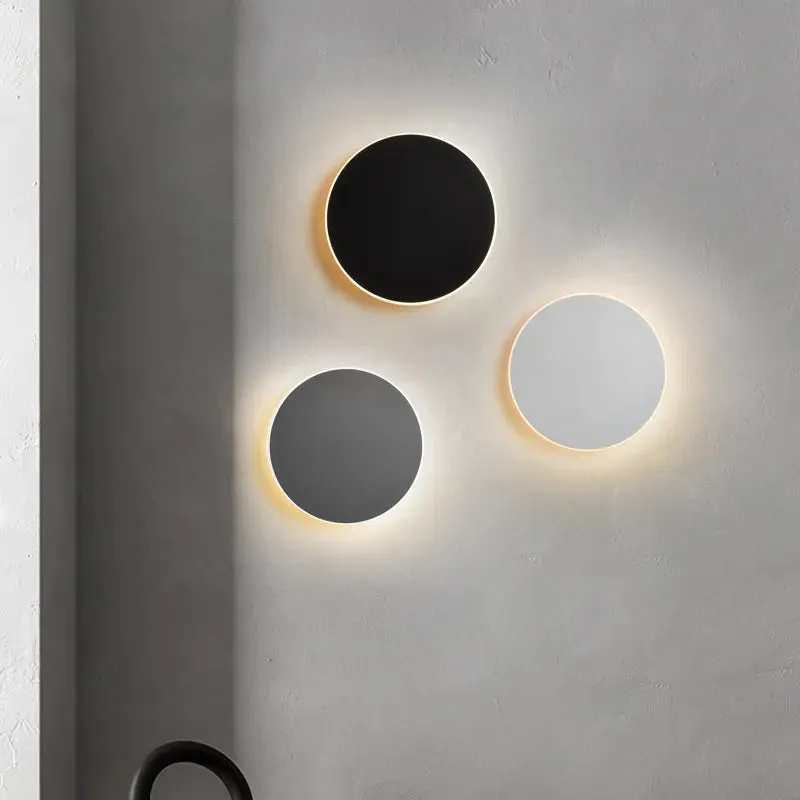 10w/15w/20w New Nordic LED Wall Lamps House Round Wall Lighting Living Hallway Light Fixtures Bedroom Sconce Bedside Wall Light
