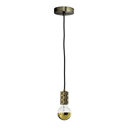 Bulbrite 810091 Pendant Fixtures Warm Gold Direct Wire Industrial