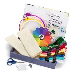 Coats & Clark Embroidery Kit Keepsake Box