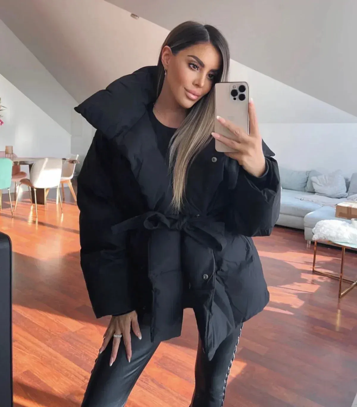 Daphne™ - Belted Puffer Jacket