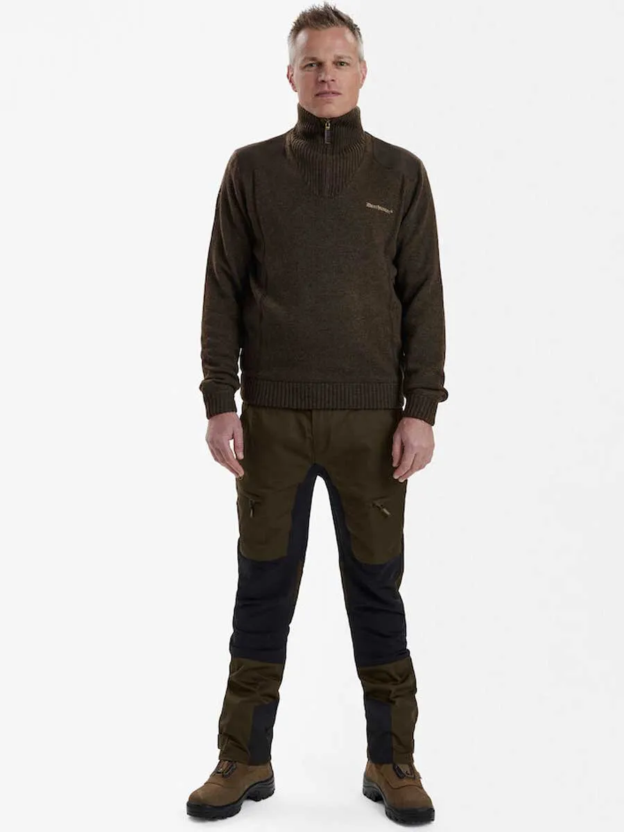 DEERHUNTER Carlisle Knit with Storm Liner - Mens - Dark Elm