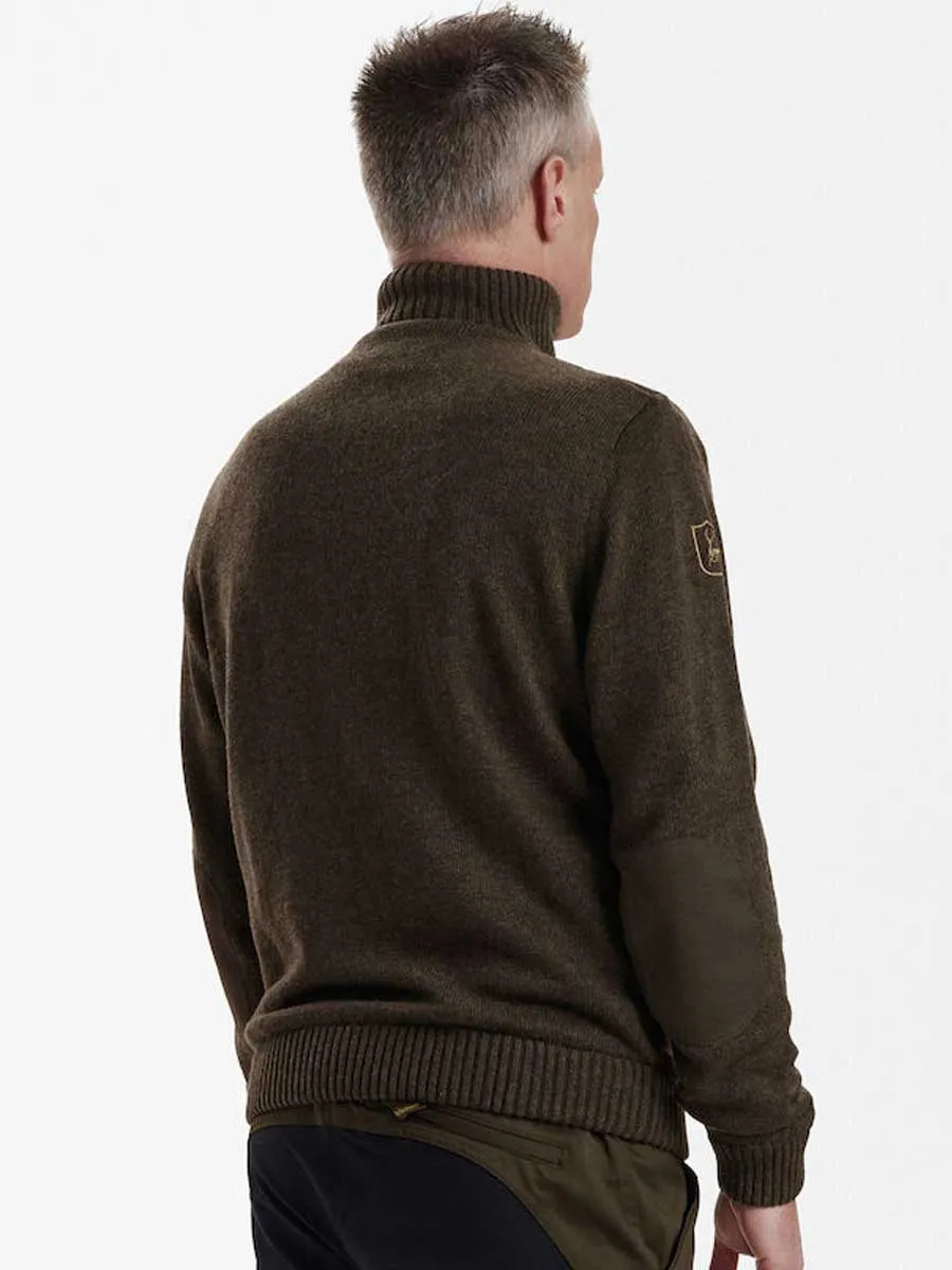 DEERHUNTER Carlisle Knit with Storm Liner - Mens - Dark Elm