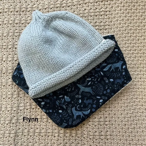 Dribble Bib and Baby Beanie Set