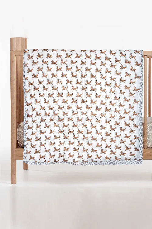 Earthen Nest Brown Horse Quilt
