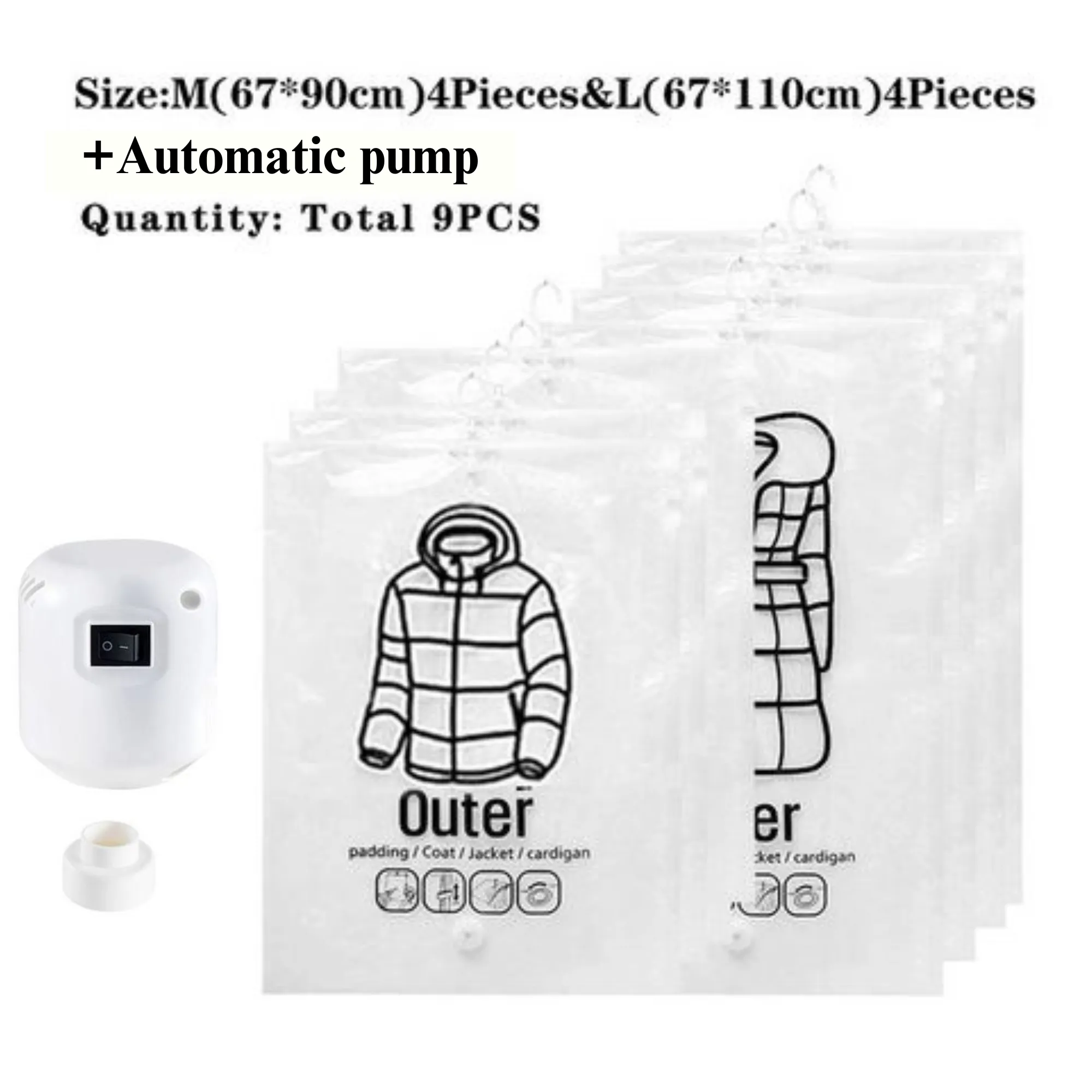 Hanging Vacuum Storage Bags