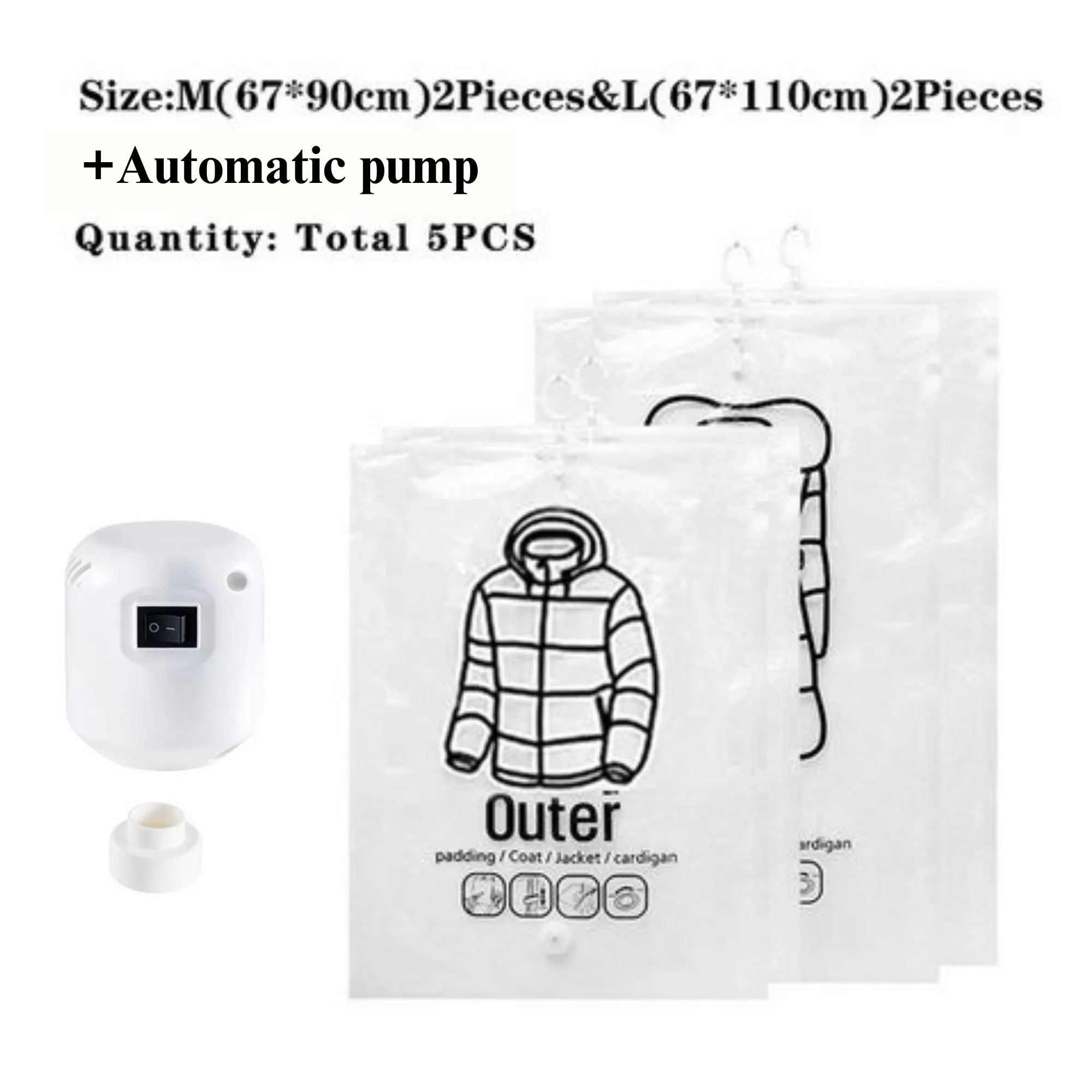 Hanging Vacuum Storage Bags