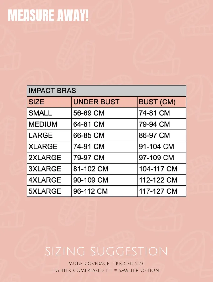 HIGH IMPACT BRA - MINERAL SERIES - ROYALE