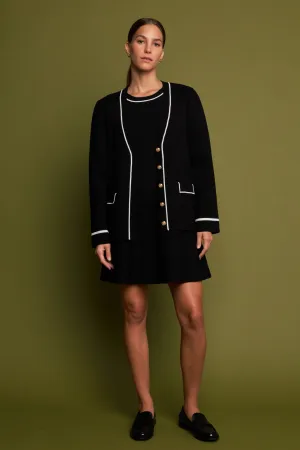 Knit Contrast Cardigan