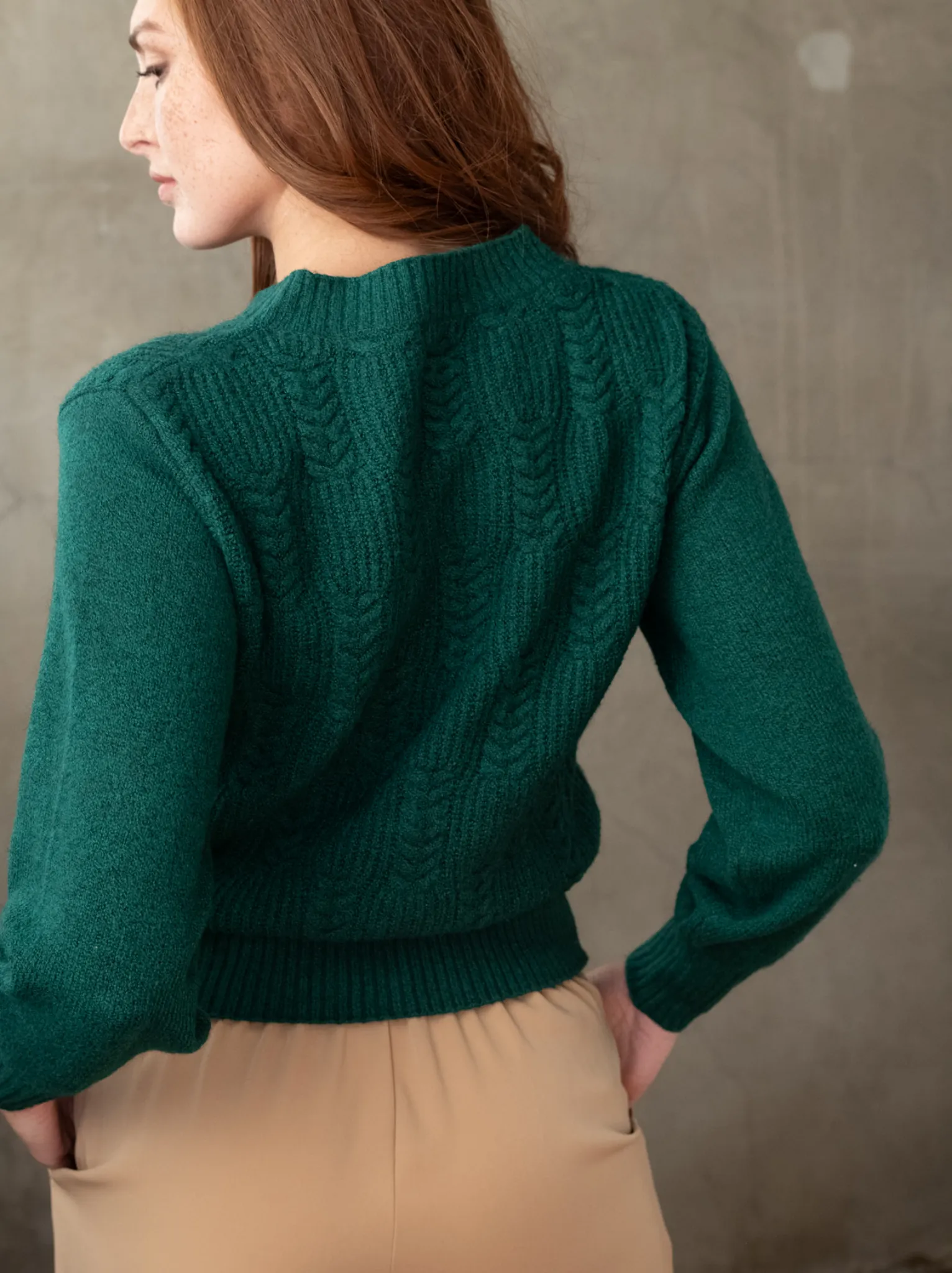 Lindsey Cable Pullover Sweater