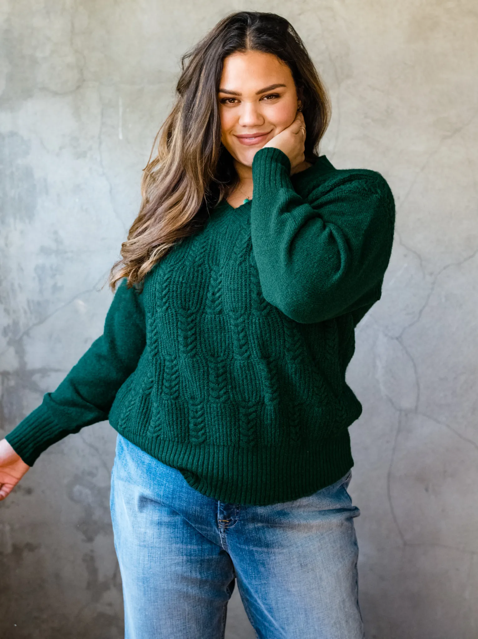 Lindsey Cable Pullover Sweater