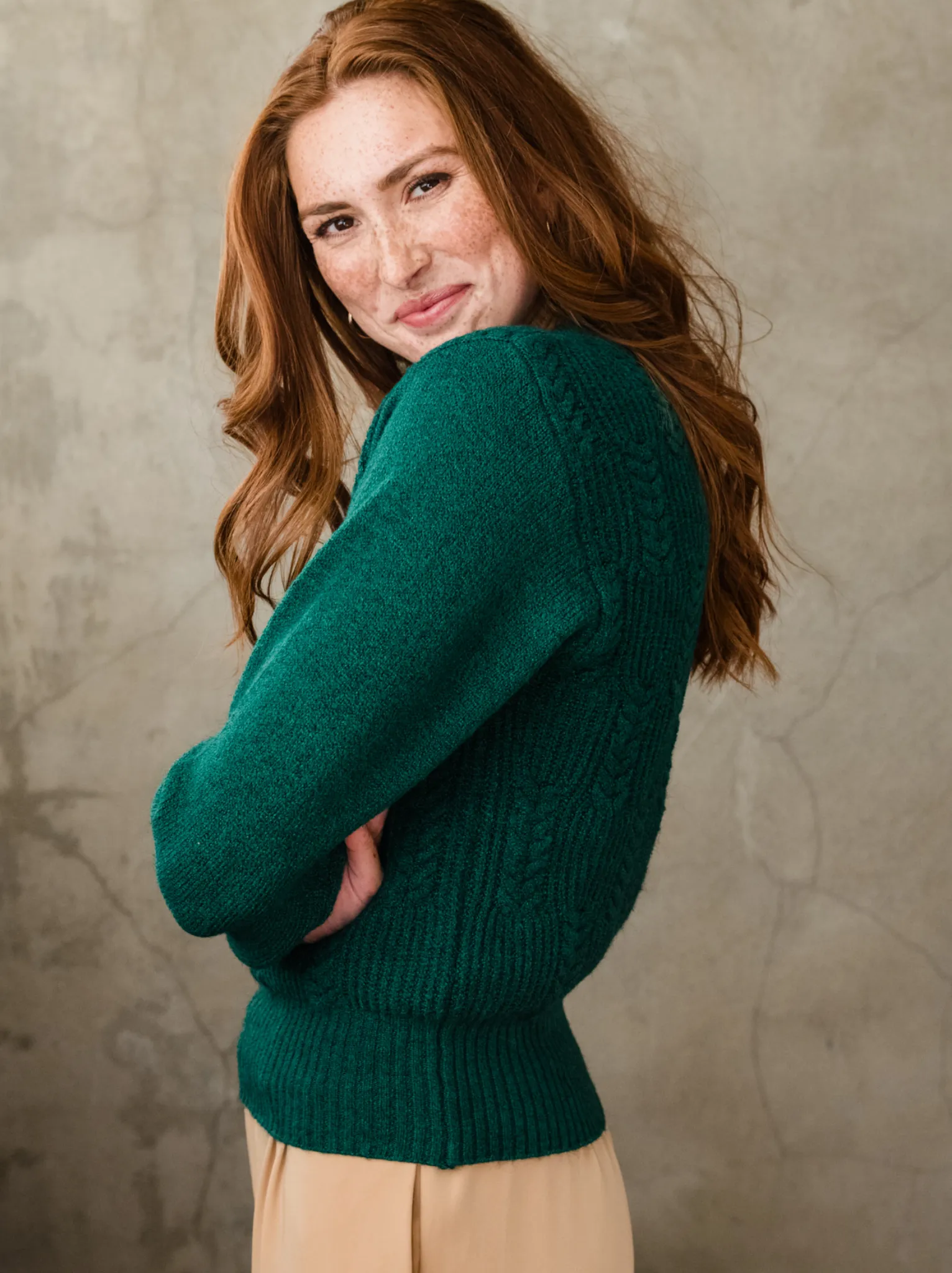 Lindsey Cable Pullover Sweater