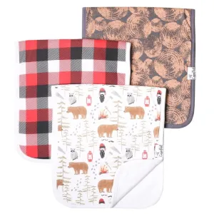 Lumberjack Burp Cloth Set