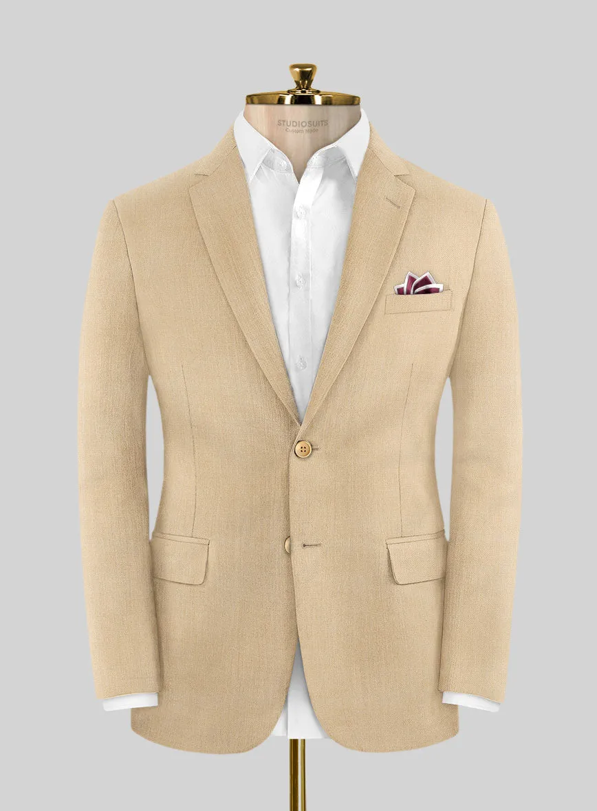 Napolean Stretch Khaki Wool Jacket