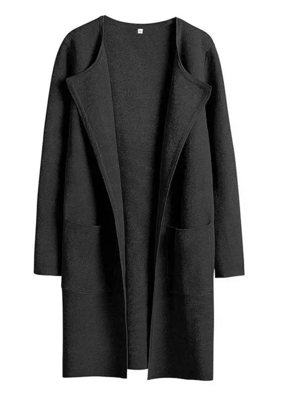 New Open Front Knit Cardigan (Buy 2 Free Shipping)