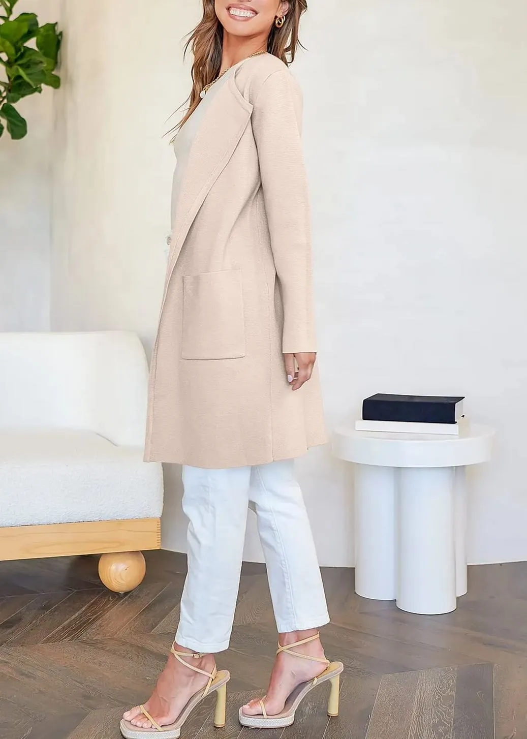New Open Front Knit Cardigan (Buy 2 Free Shipping)