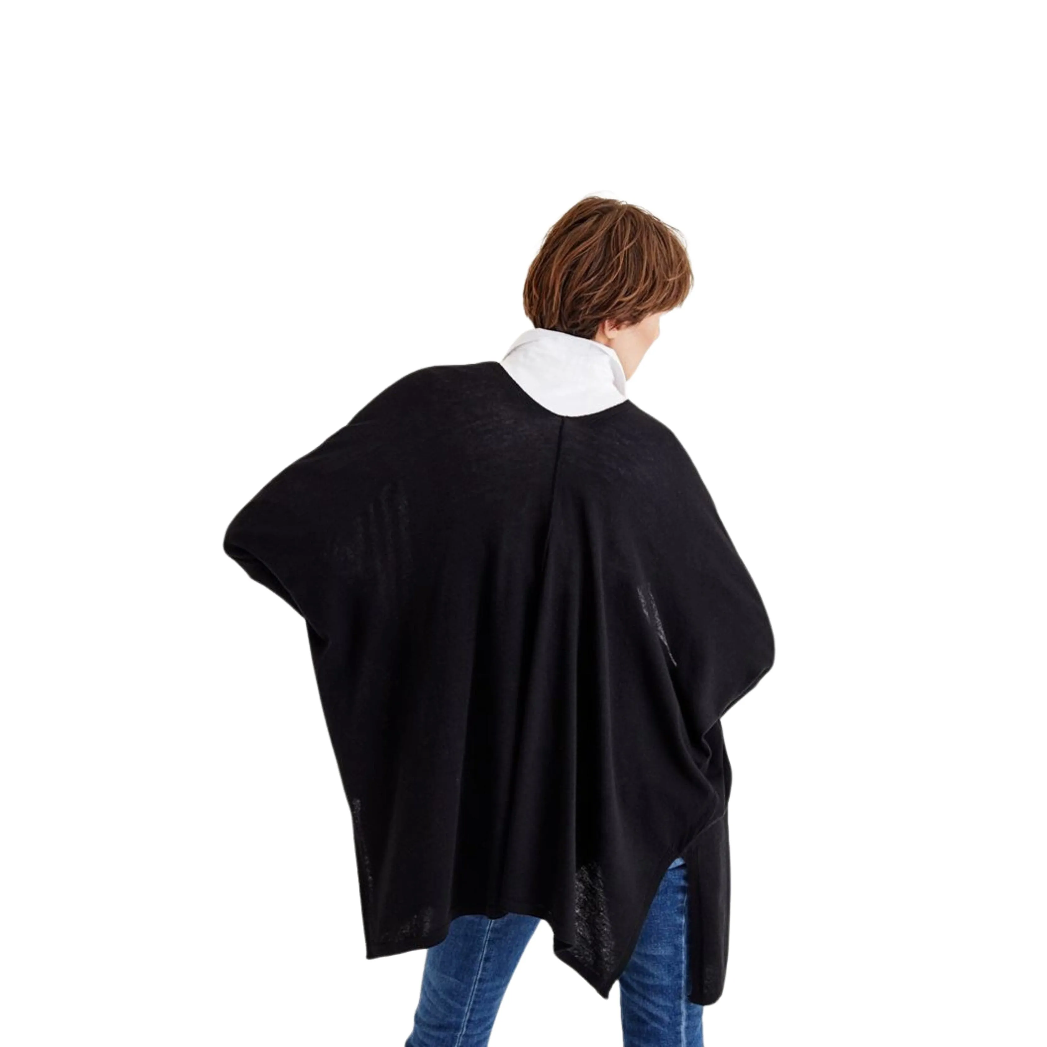 OXXO - Red Slit Detailed Long Cardigan