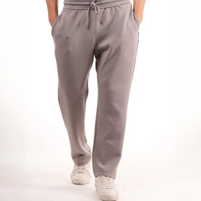 Premium Straight Pants For Men - Steel Grey