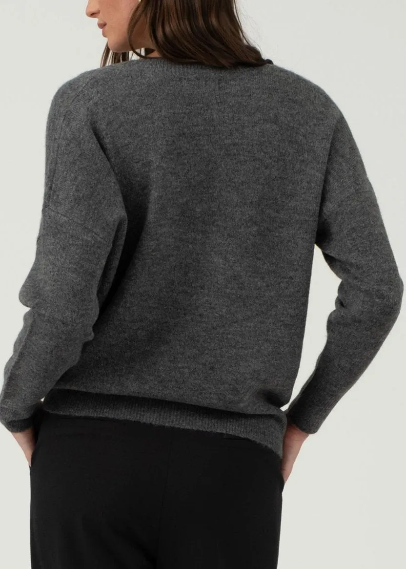 Shayla Drop Shoulder Knit Sweater