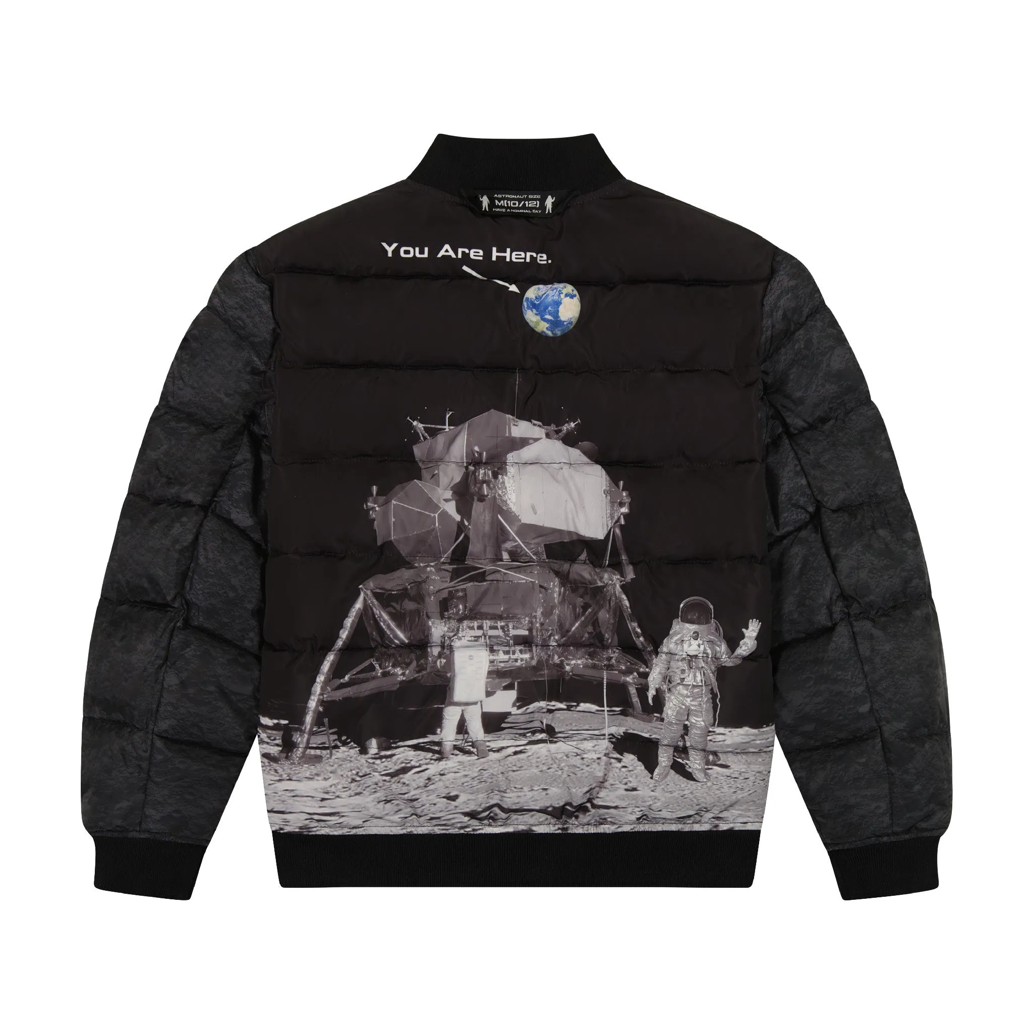 SPACEONE x Andy & Evan® | Reversible Bomber Jacket | Deep Space Black