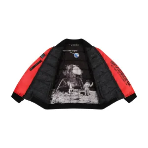 SPACEONE x Andy & Evan® | Reversible Bomber Jacket | Mars Red