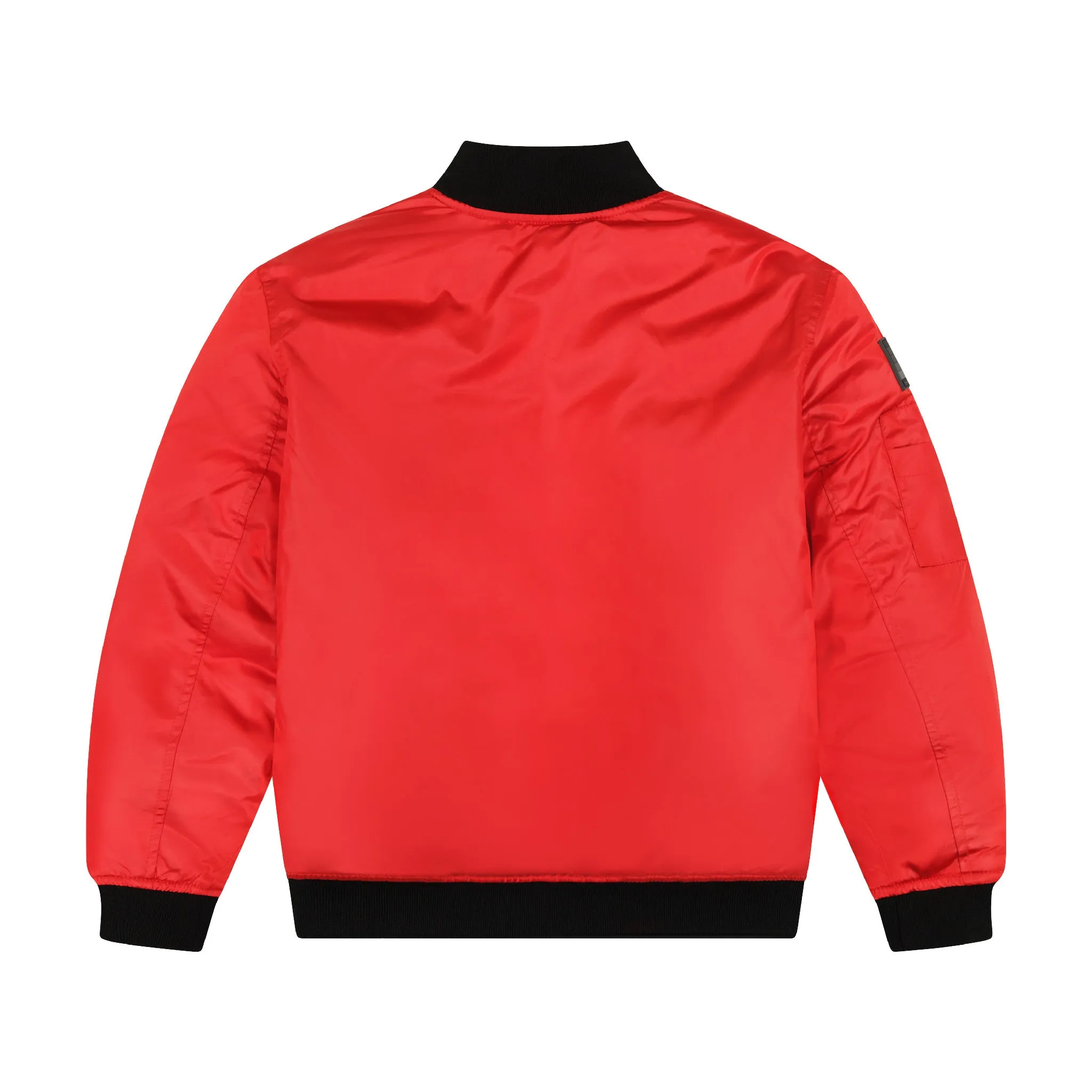 SPACEONE x Andy & Evan® | Reversible Bomber Jacket | Mars Red