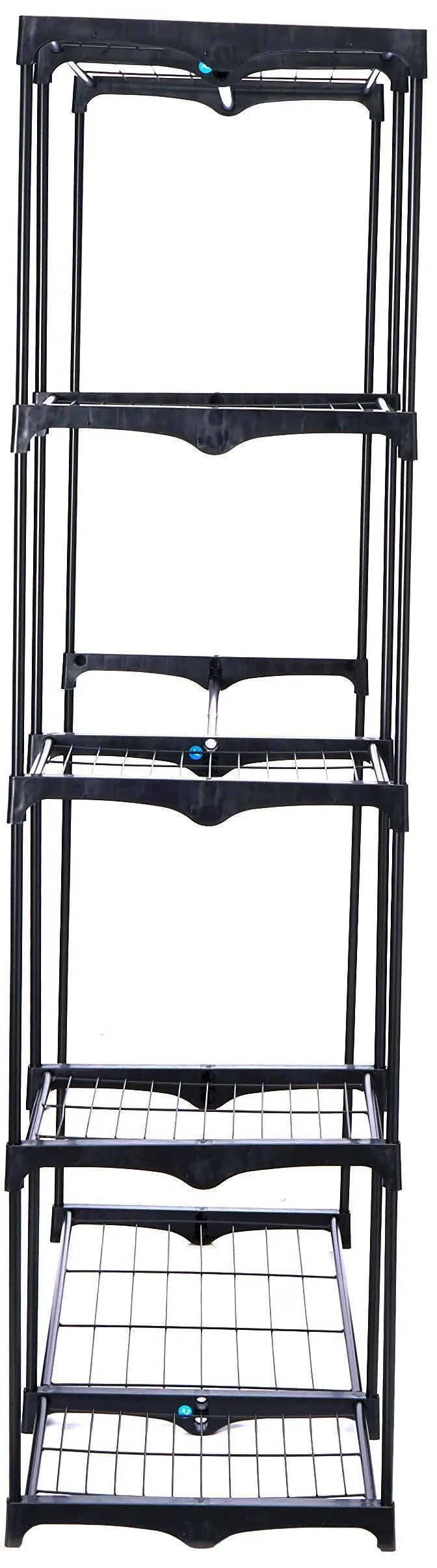 Whitmor Deluxe Double Rod Freestanding Closet Heavy Duty Storage Organizer