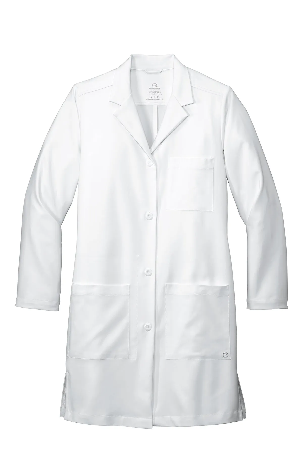 WonderWink® Women’s Long Lab Coat - White
