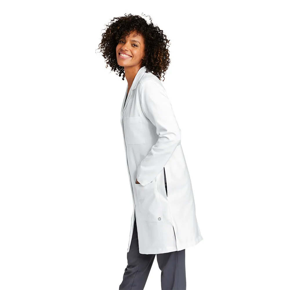 WonderWink® Women’s Long Lab Coat - White
