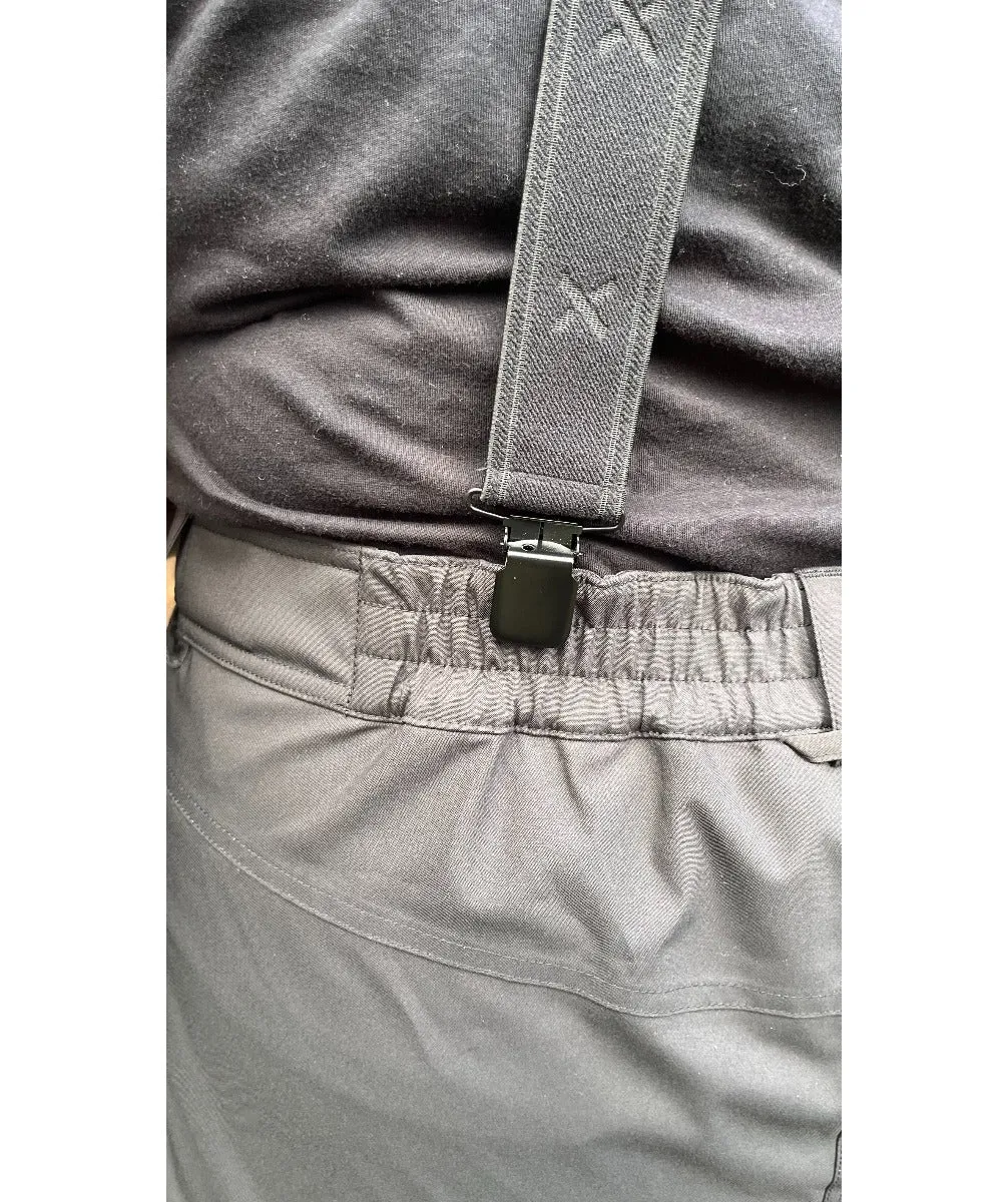 XTM Braces Suspenders Wide Strap Black