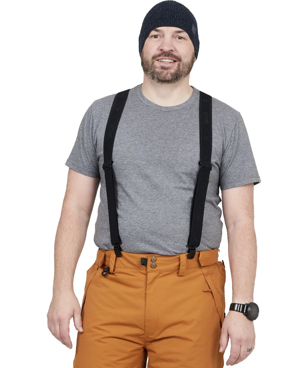 XTM Braces Suspenders Wide Strap Black
